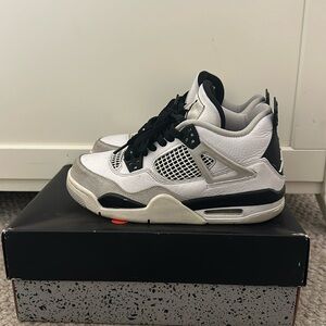 Air Jordan 4 Retro (GS) Military Black